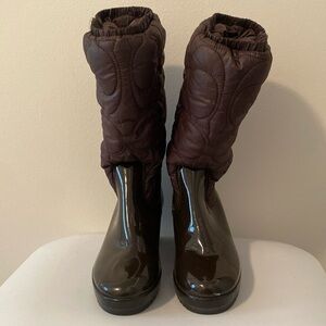 Brown Coach Boots